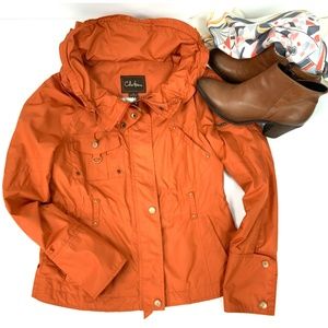 Cole Haan Terracotta Rain Lightweight Jacket Sz S